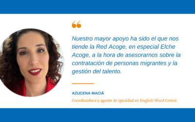 Entrevista a Azucena Maciá, coordinadora y agente de igualdad en English Word Center